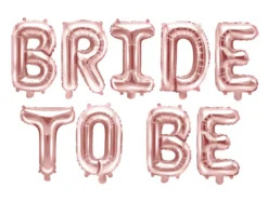 Ballongbanner - "Bride to Be" - Rosegull
