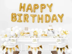 Ballongbanner - "Happy Birthday" - Gull