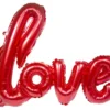 Ballongbanner - "Love" - Rød
