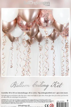 Ballongdekorkit - Rose Gold