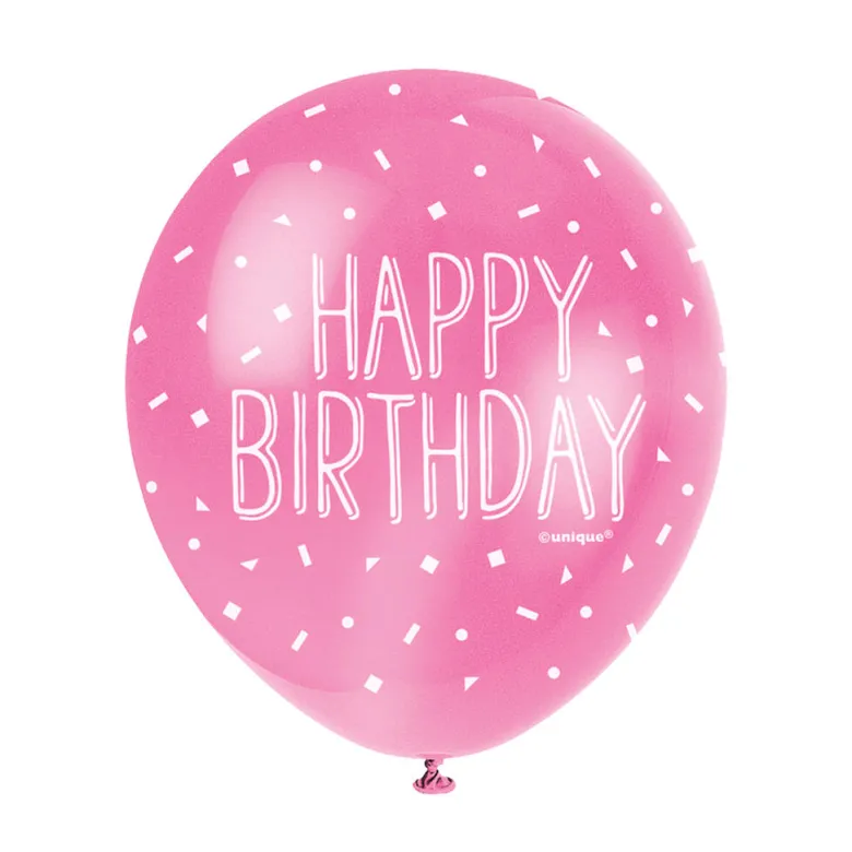 Ballonger Assortert - "Happy Birthday"