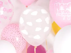 Ballonger  - Gjennomsiktig & Hvite Skyer