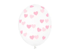 Ballonger - Gjennomsiktig & Lys Rosa