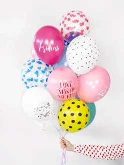 Ballonger - Gjennomsiktig & Lys Rosa