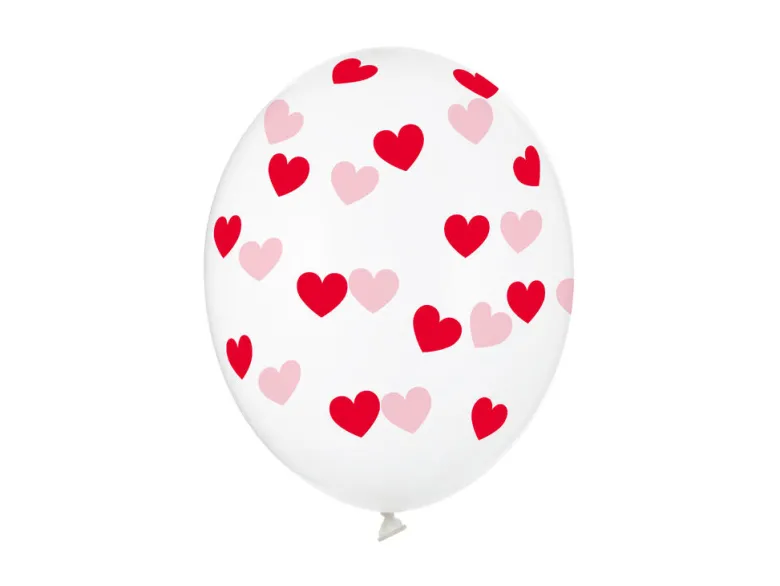 Ballonger - Gjennomsiktig & Røde