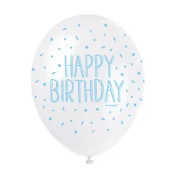 Ballonger - "Happy Birthday" Blå