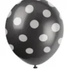 Ballonger med Prikker - Svart