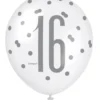 Ballonger - 16 År - Rosa & Sølv