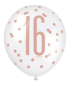 Ballonger - 16 År - Rosegull