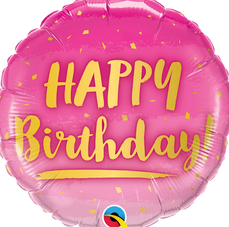 Birthday Gold & Pink