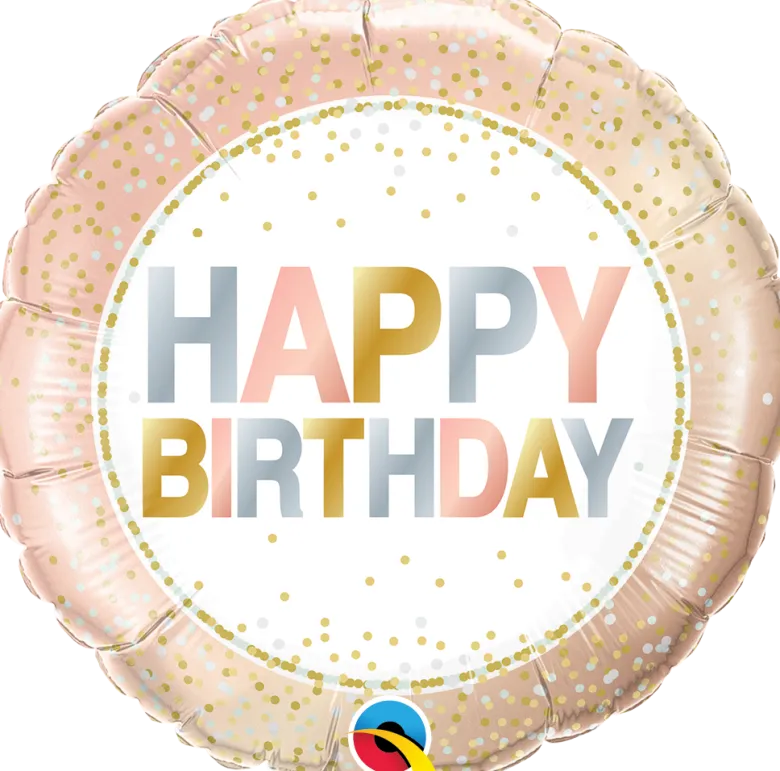 Birthday Metallic Dots