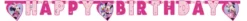 Bokstavbanner - Minni - "Happy Birthday"