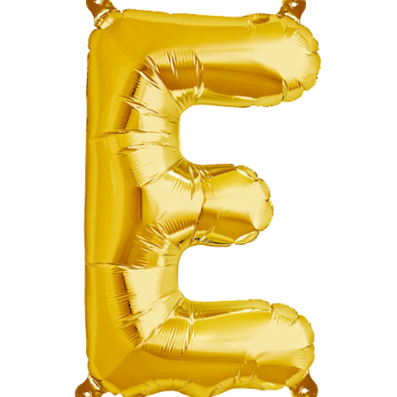 Bokstav E Gold