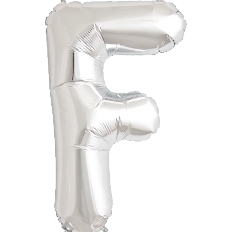 Bokstav F Silver