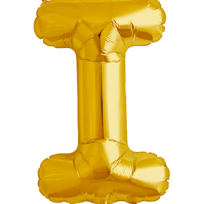Bokstav I Gold