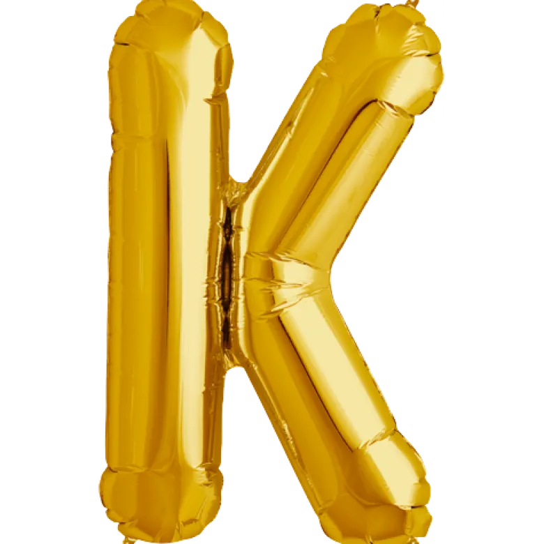 Bokstav K Gold