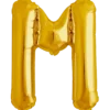 Bokstav M Gold