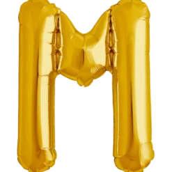 Bokstav M Gold