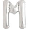 Bokstav M Silver