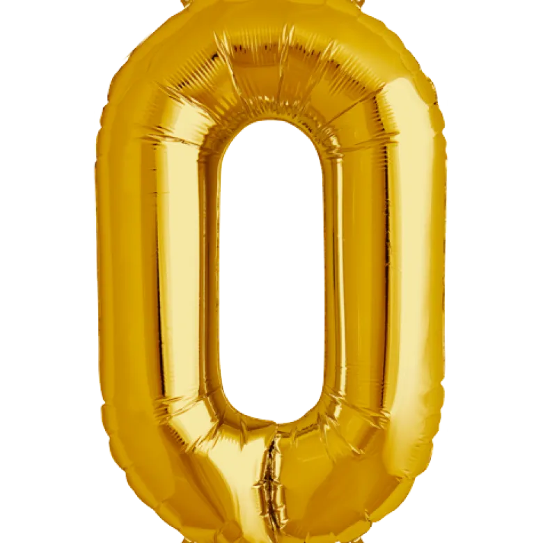 Bokstav O Gold