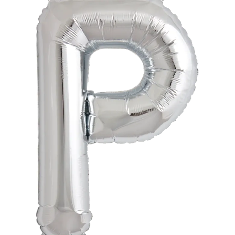 Bokstav P Silver
