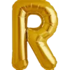 Bokstav R Gold