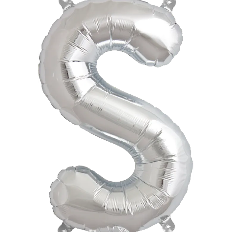 Bokstav S Silver