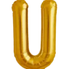 Bokstav U Gold