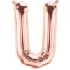 Bokstav U - Rose Gold