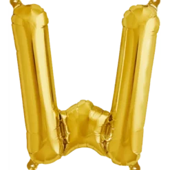 Bokstav W Gold