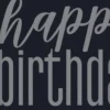 Bordduk Plast - "Happy Birthday"