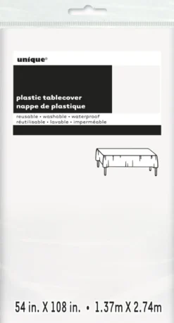 Bordduk Plast - Hvit