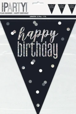 Flaggbanner - "Happy Birthday"