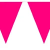 Flaggbanner - Magenta - Plast