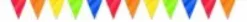 Flaggbanner Multicolour - Lang