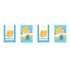 Flaggbanner - Oktoberfest - Ølglass