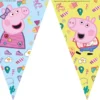 Flaggbanner - Peppa Gris Messy - Papp