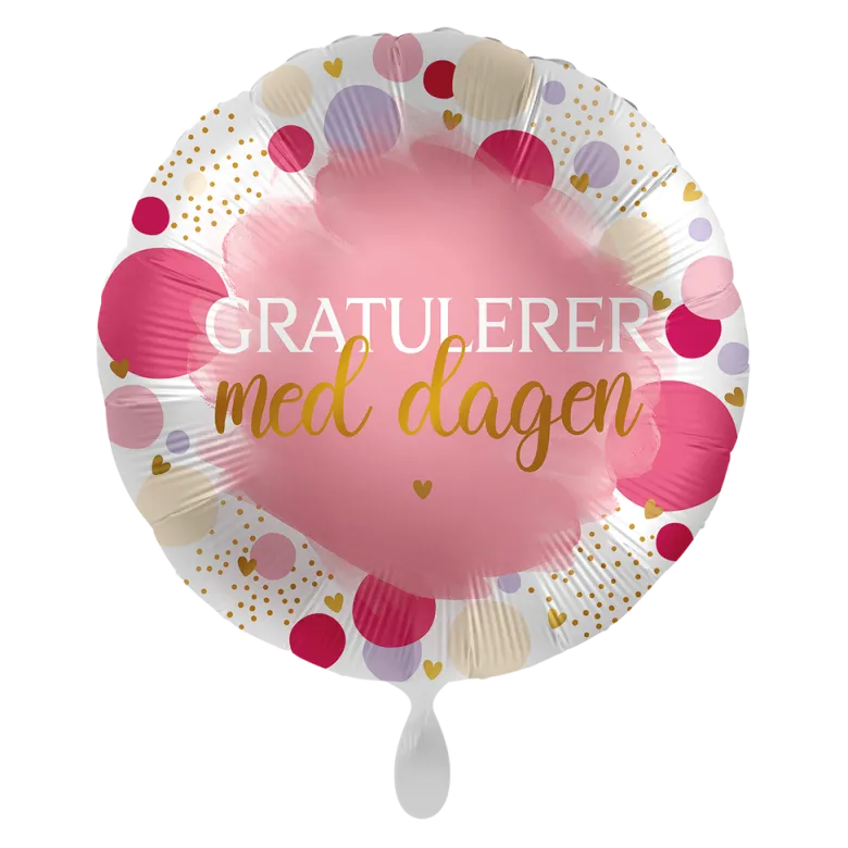 Folieballong - "Gratulerer Med Dagen"