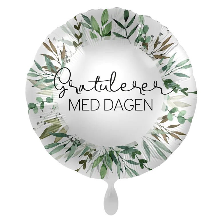 Folieballong - "Gratulerer Med Dagen"