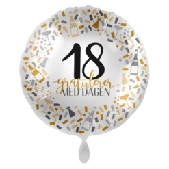 Folieballong - Gratulerer - 18 År