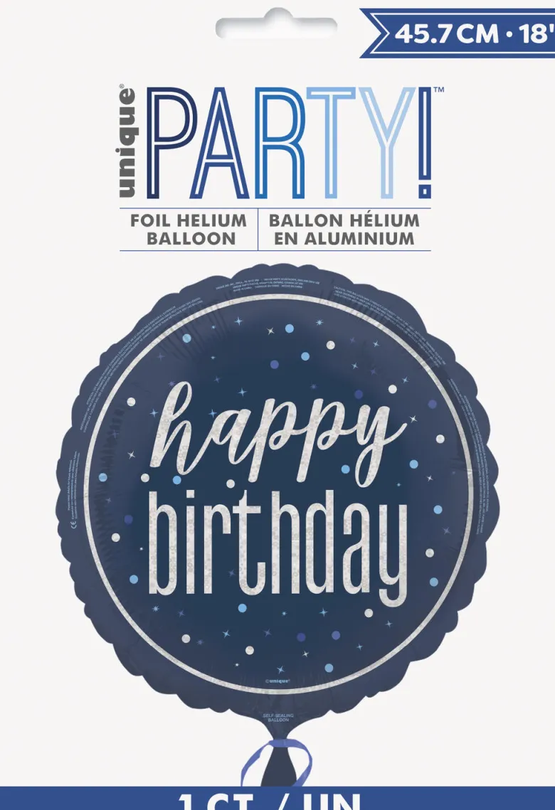 Folieballong - "Happy Birthday"