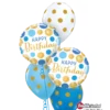 Folieballong - "Happy Birthday" Prikker