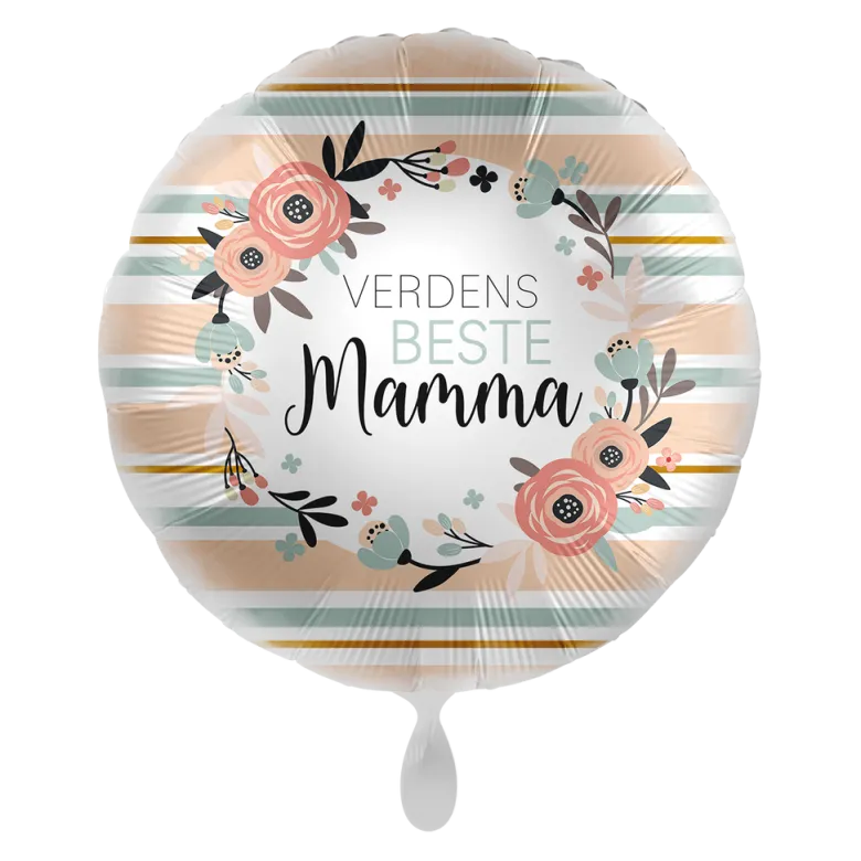 Folieballong - "Verdens Beste Mamma"