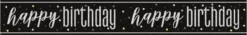 Foliebanner - "Happy Birthday"