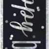 Foliebanner - "Happy Birthday"