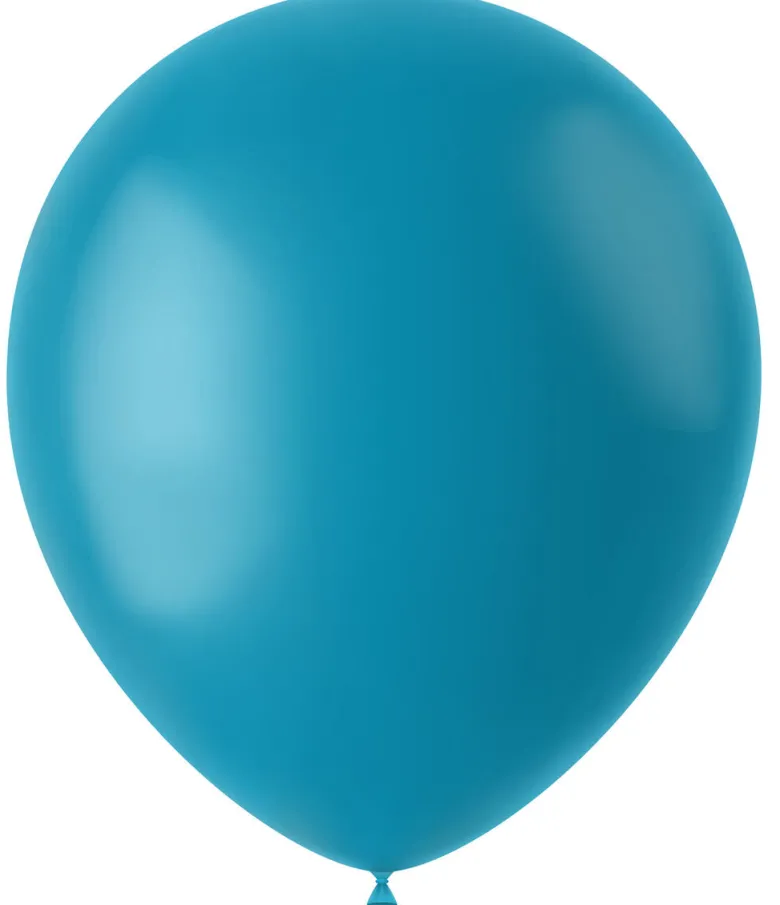Gummiballonger - Calm Tuquoise Matt