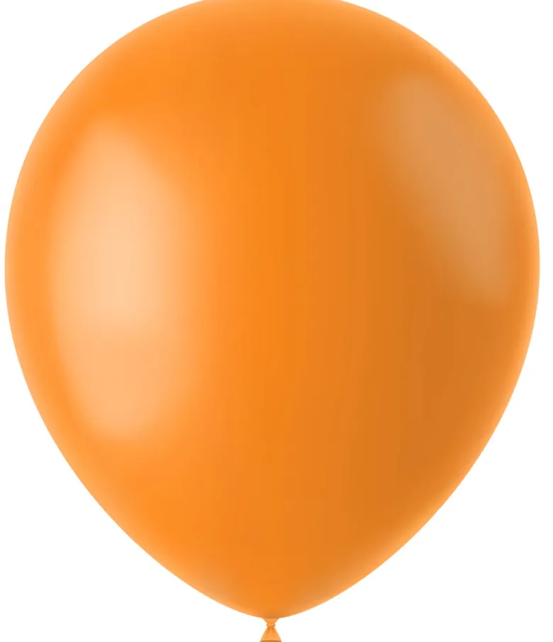 Gummiballonger - Tangerine Orange Matt