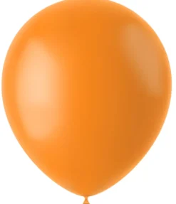Gummiballonger - Tangerine Orange Matt