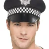 Hatt - Politi UK - Sort med Merke