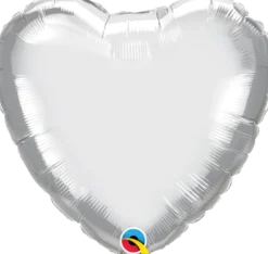 18H Chrome Silver – Hjerte (Pakket)